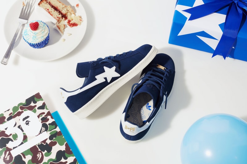 BAPE® x adidas Originals 全新 CAMPUS 80S 联名鞋款即将发售 BAPE® x adidas Originals 全新 CAMPUS 80S 联名鞋款即将发售