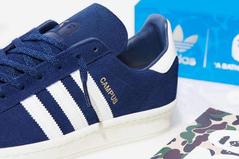 BAPE® x adidas Originals 全新 CAMPUS 80S 联名鞋款即将发售