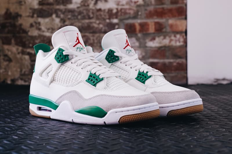 Hypebeast 獨家近賞 Nike SB x Air Jordan 4 最新聯名配色「Pine Green」