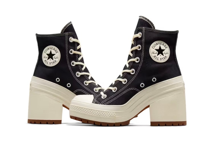 當帆布鞋遇到高跟鞋?Converse 正式推出二合一新選擇「Chuck 70 De Luxe Heel」