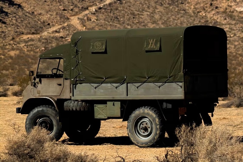 近赏 Daniel Arsham x Stone Island 定制车款 Mercedes-Benz Unimog 404