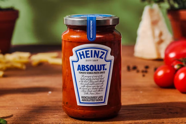 Heinz 攜手 Absolut Vodka 推出「伏特加番茄意大利麵醬」