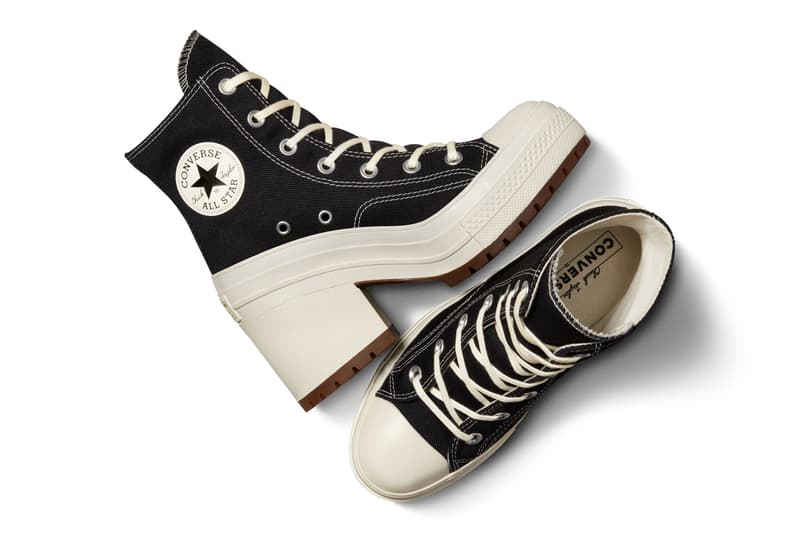 當帆布鞋遇到高跟鞋？Converse 正式推出二合一新選擇「Chuck 70 De Luxe Heel」