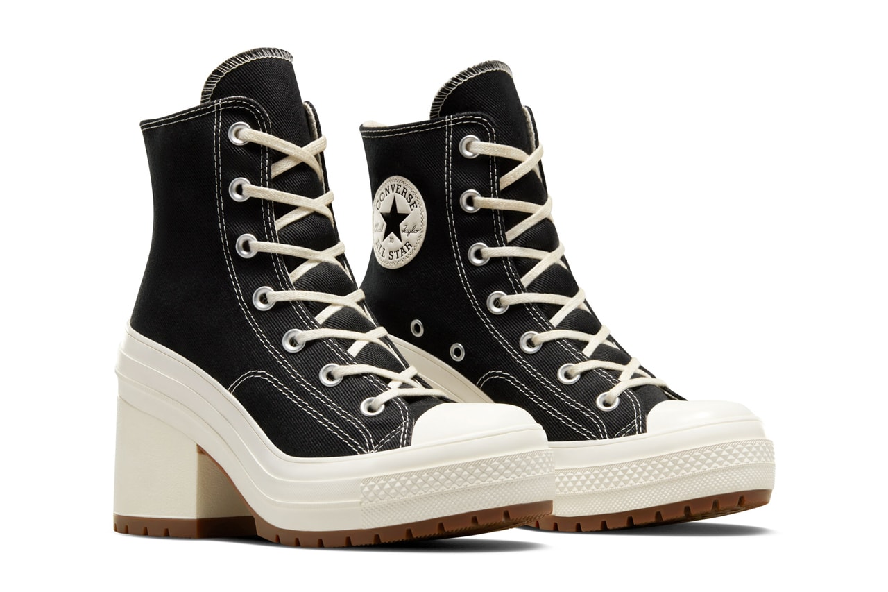 當帆布鞋遇到高跟鞋？Converse 正式推出二合一新選擇「Chuck 70 De Luxe Heel」