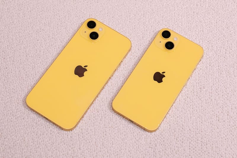 Hypebeast 率先近赏 iPhone 14、14 Plus 全新黄色版本