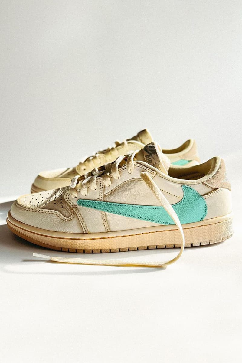 設計師打造 Travis Scott x Air Jordan 1 Low「Tiffany」全新定製鞋款