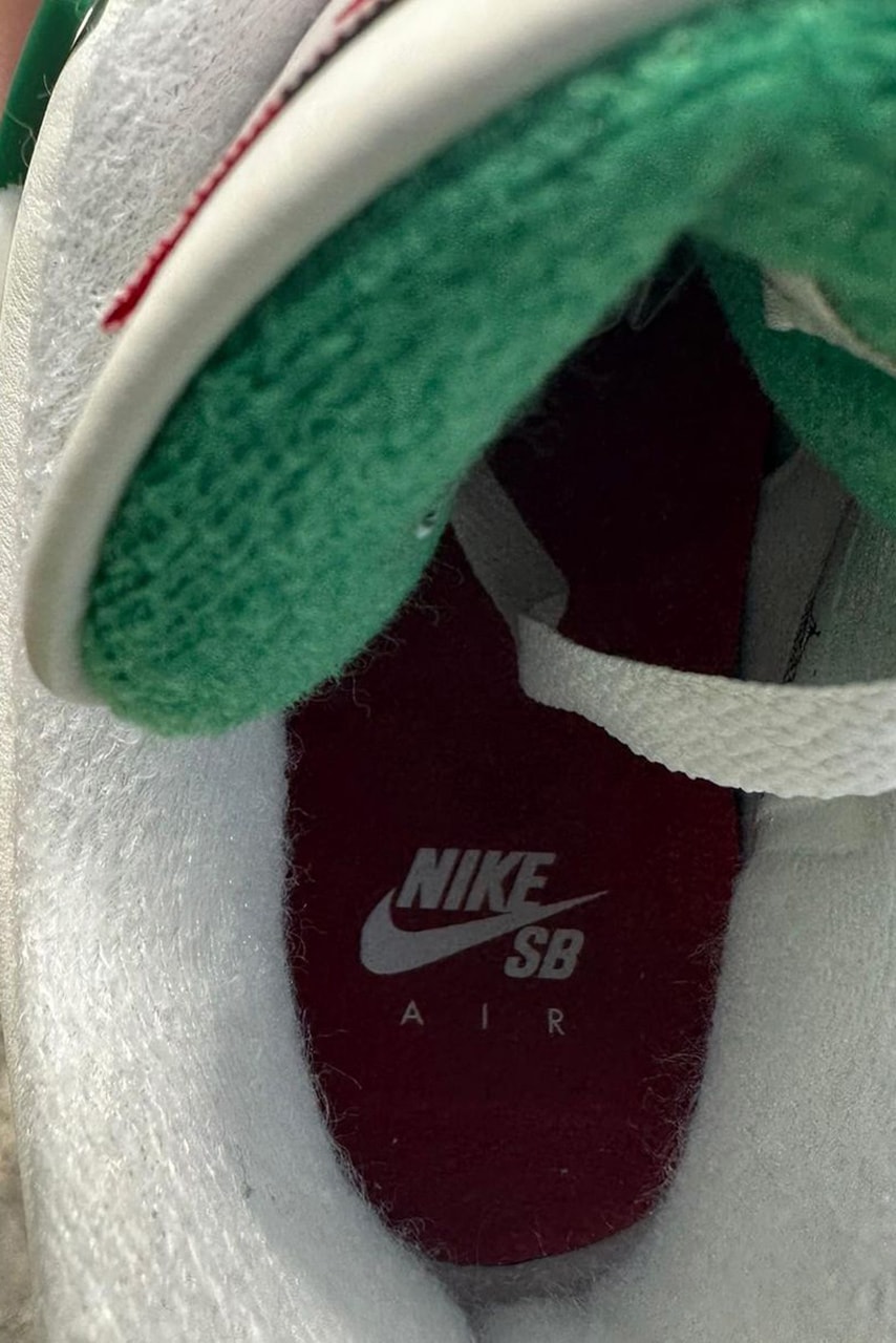 Nike SB x Air Jordan 4 最新聯名配色「Pine Green」率先曝光