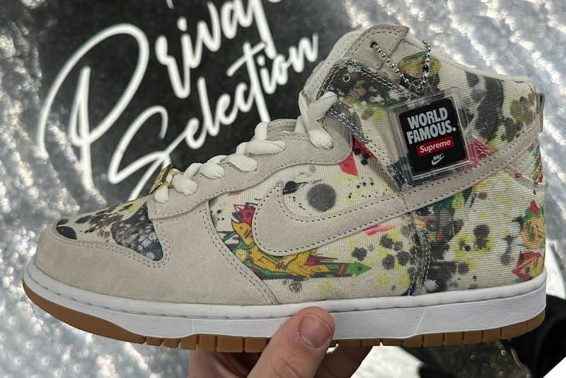 Supreme x Nike SB Dunk High 最新聯名鞋款率先曝光