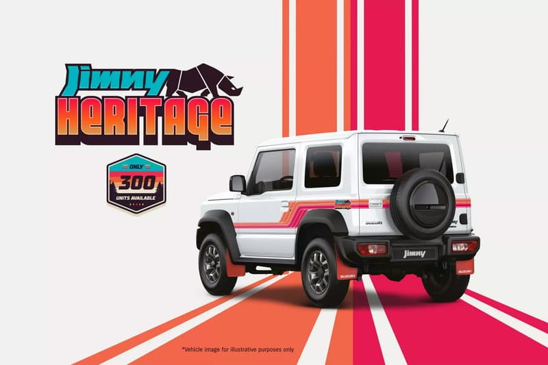 Suzuki Jimny 推出限量 300 輛「Heritage」全新別注車型