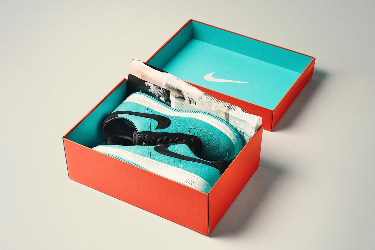 Tiffany & Co. x Nike Air Force 1 Low「Friends and Family」最新配色率先亮相
