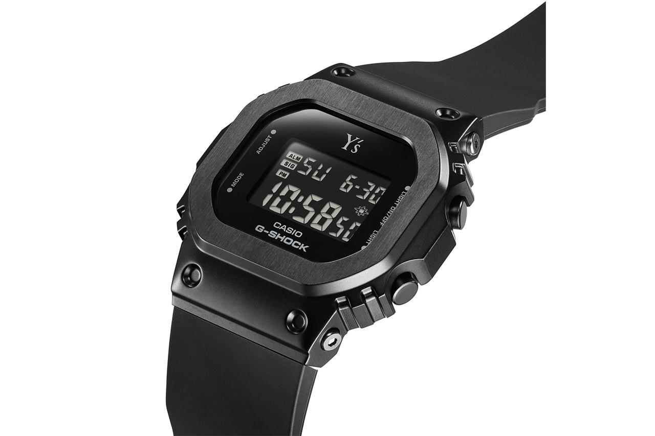 Y's x G-Shock GM-S5600YS-1 全新聯名錶款正式發佈