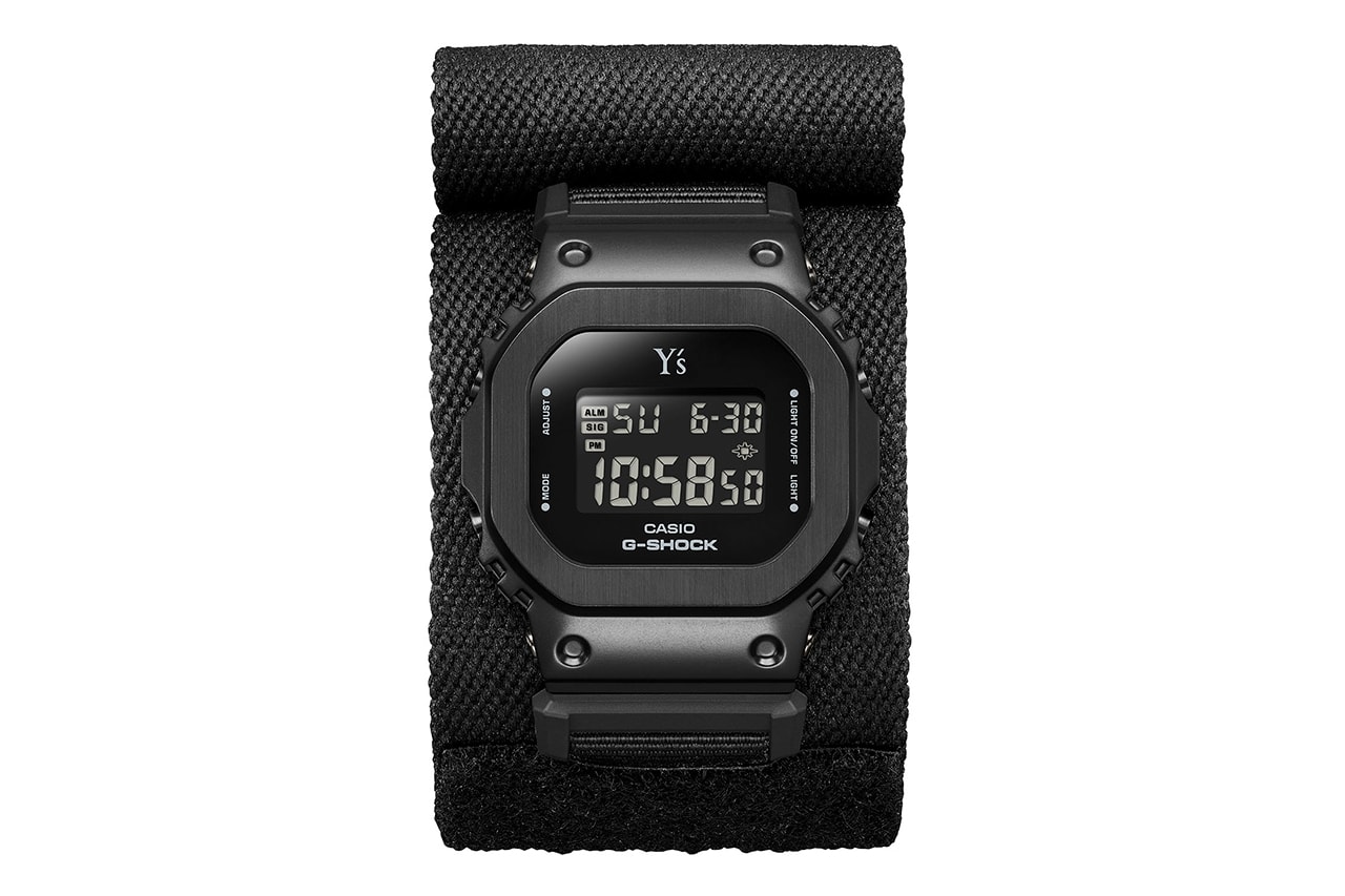 Y's x G-Shock GM-S5600YS-1 全新聯名錶款正式發佈