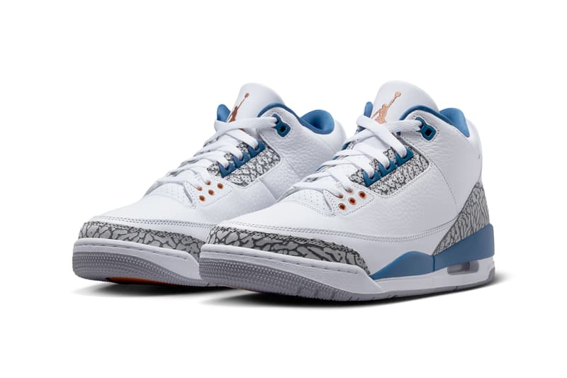 Air Jordan 3 最新配色「Wizards」官方圖輯、發售情報正式公開