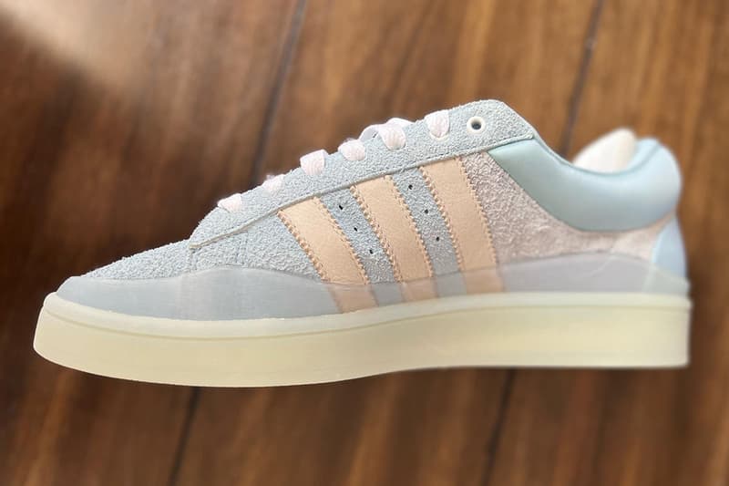 Bad Bunny x adidas Campus Light 最新聯名配色「Blue Tint」率先曝光