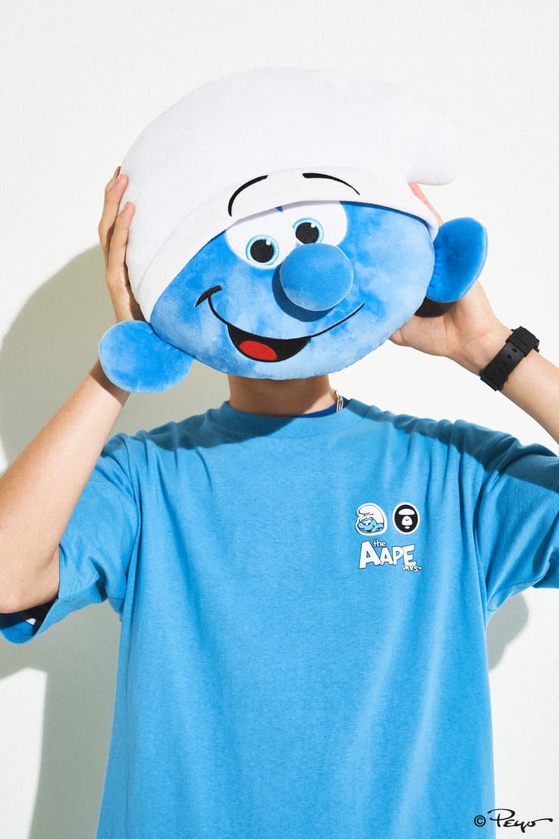 The Smurfs x AAPE 2023 联名系列发布