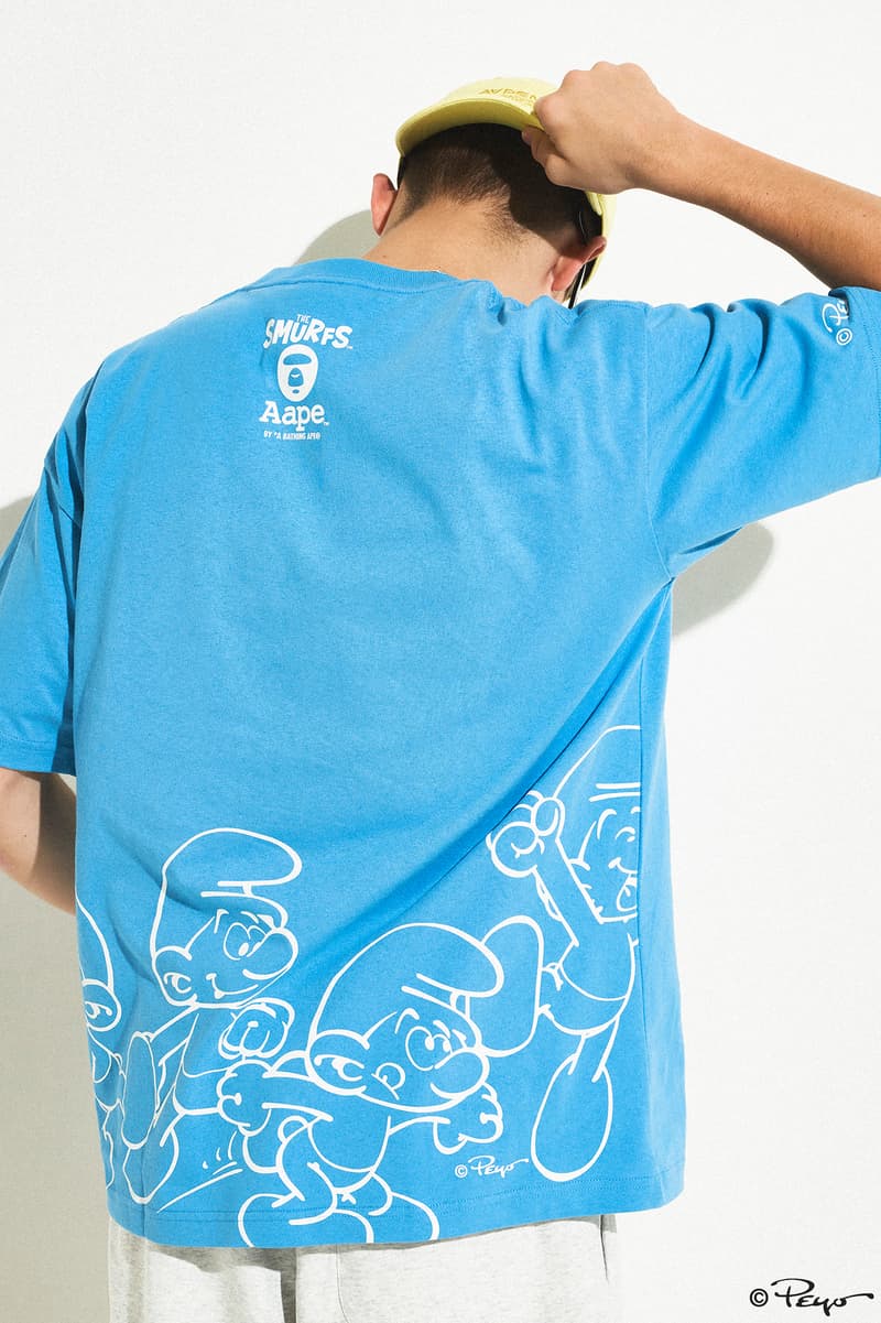 The Smurfs x AAPE 2023 联名系列发布