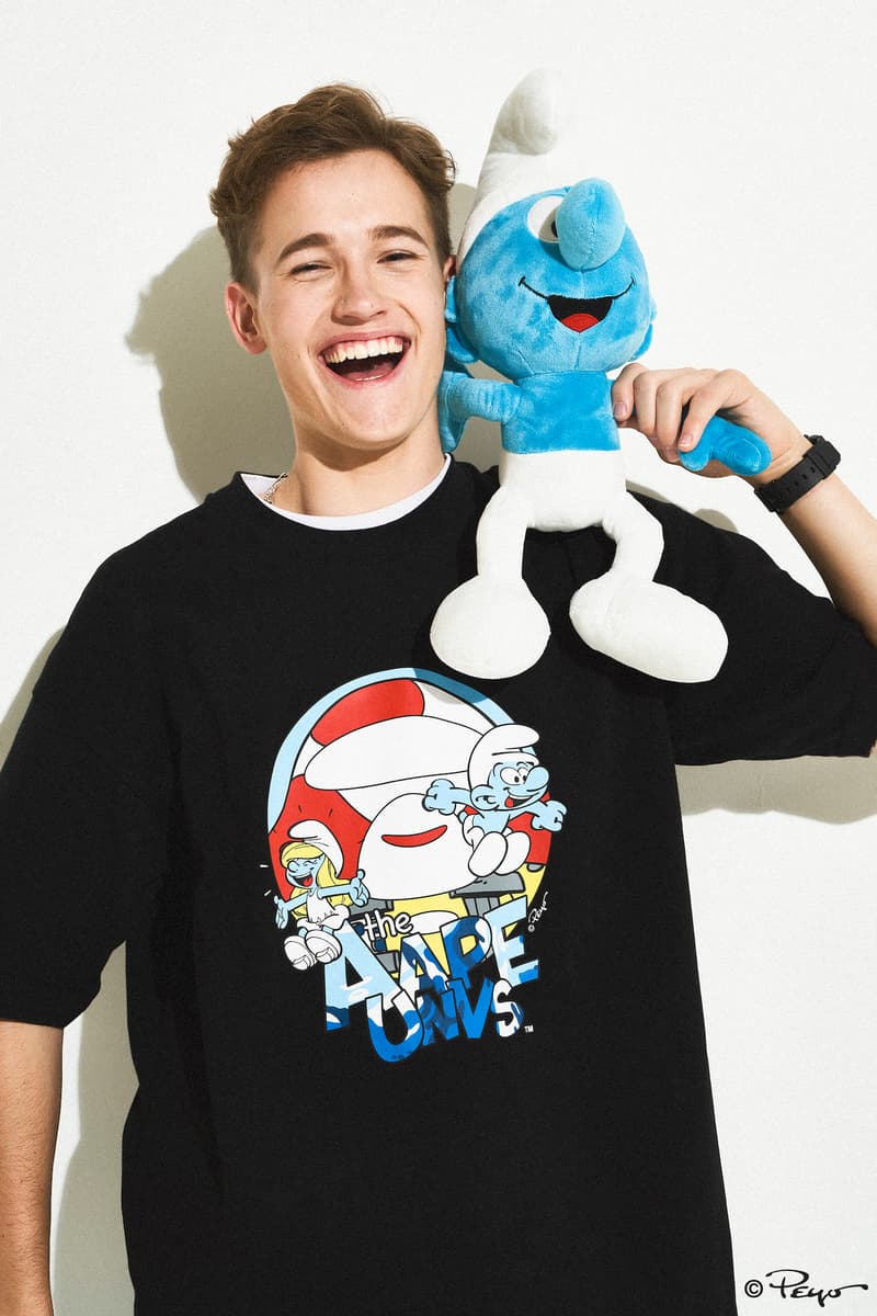 The Smurfs x AAPE 2023 联名系列发布