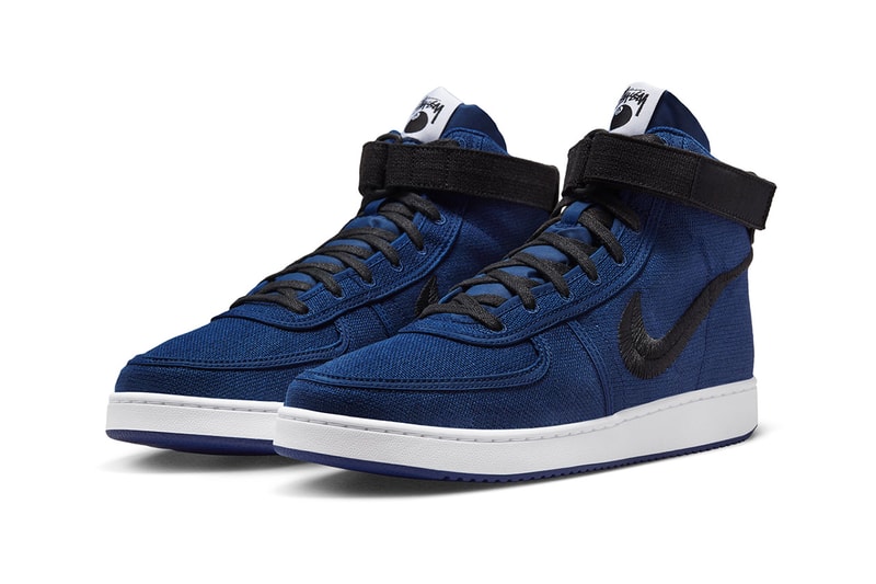 率先近赏 Stüssy x Nike Vandal High 最新联名配色「Royal Blue」 率先近赏 Stüssy x Nike Vandal High 最新联名配色「Royal Blue」