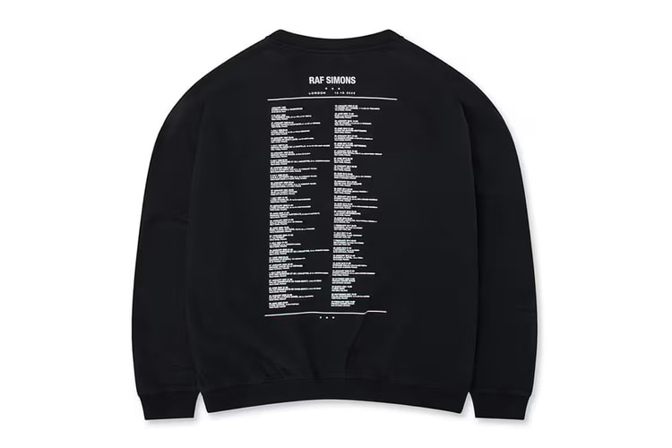 Raf Simons officially launched the 2023 spring and summer series commemorative cardigan 