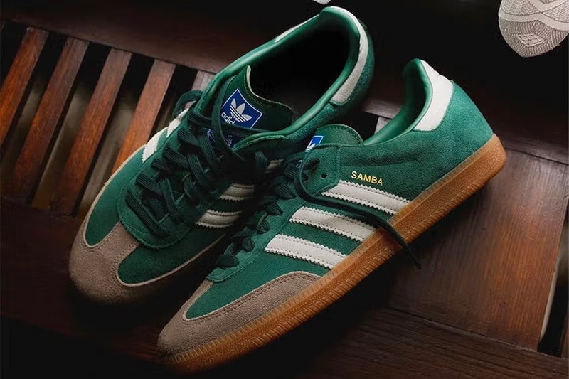 adidas Samba OG 最新配色「Chalk Green」正式发布