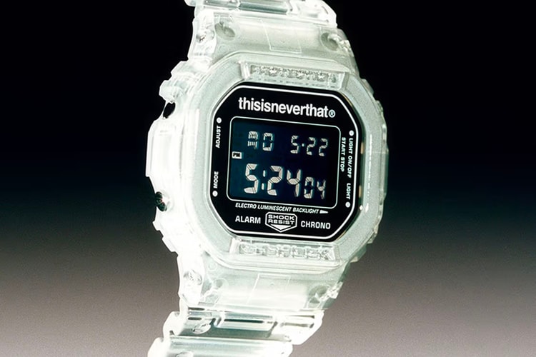 thisisneverthat x G-Shock DW-5600 new joint watch released