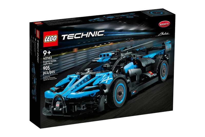 LEGO Technic 推出 Bugatti Bolide 积木模型全新配色「Agile Blue」