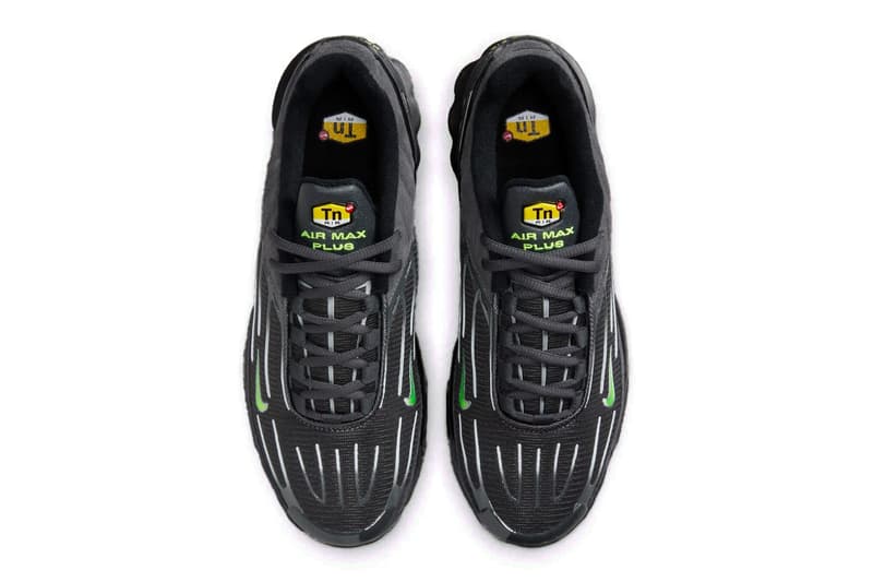 率先近赏 Nike Air Max Plus 3 全新配色「Black/Volt」