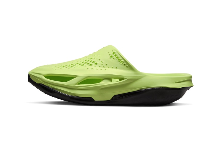 Nike MMW 005 Slide 最新配色「Volt」與「Dark Khaki」即將發售
