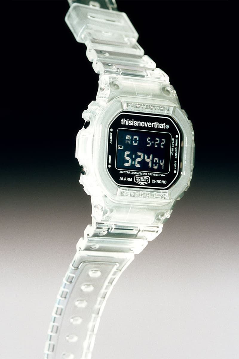 thisisneverthat x G-Shock DW-5600 全新聯名錶款發佈