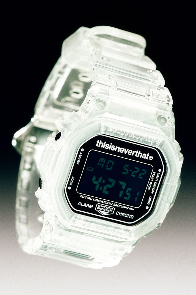 thisisneverthat x G-Shock DW-5600 全新聯名錶款發佈