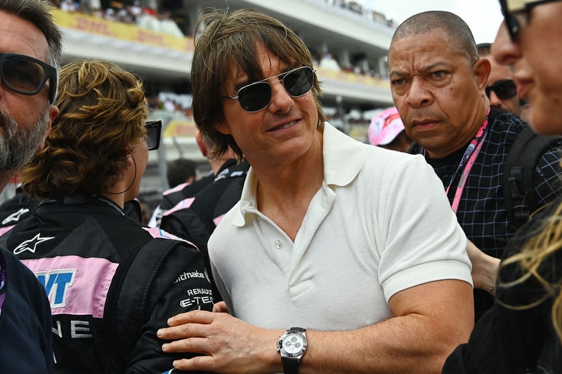 Tom Cruise 配戴「陨石面」Rolex Daytona 表款现身 Formula 1 迈阿密大奖赛 Tom Cruise 配戴「陨石面」Rolex Daytona 表款现身 Formula 1 迈阿密大奖赛
