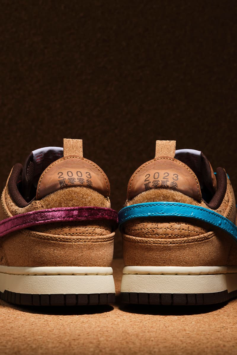 CLOT x Nike Cork Dunk 最新聯名鞋款正式登場