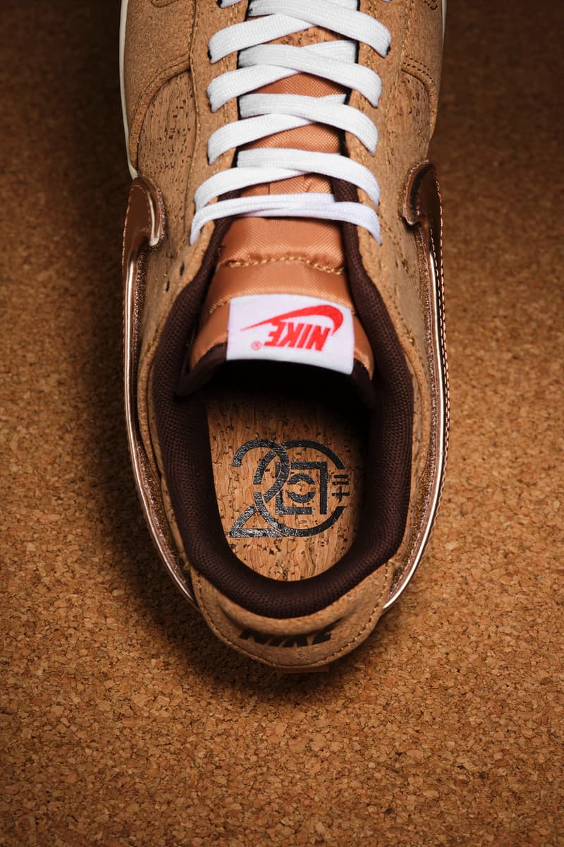 CLOT x Nike Cork Dunk 最新聯名鞋款正式登場