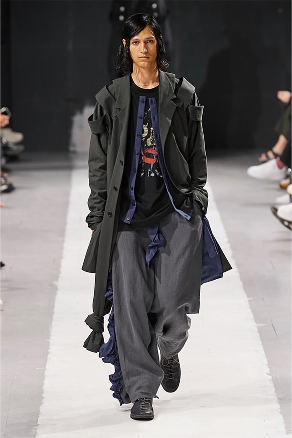 Yohji Yamamoto 正式发布2024 春夏男装系列大秀