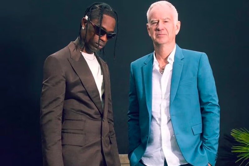 Travis Scott 携手美国网坛传奇 John McEnroe 合体出镜 Nike Mac Attack 全新形象大片