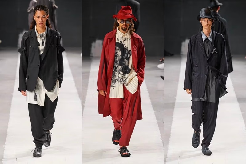 Yohji Yamamoto 正式发布2024 春夏男装系列大秀