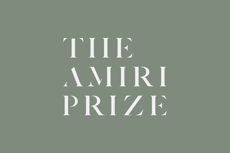 第二届 AMIRI Prize 正式开启 第二届 AMIRI Prize 正式开启