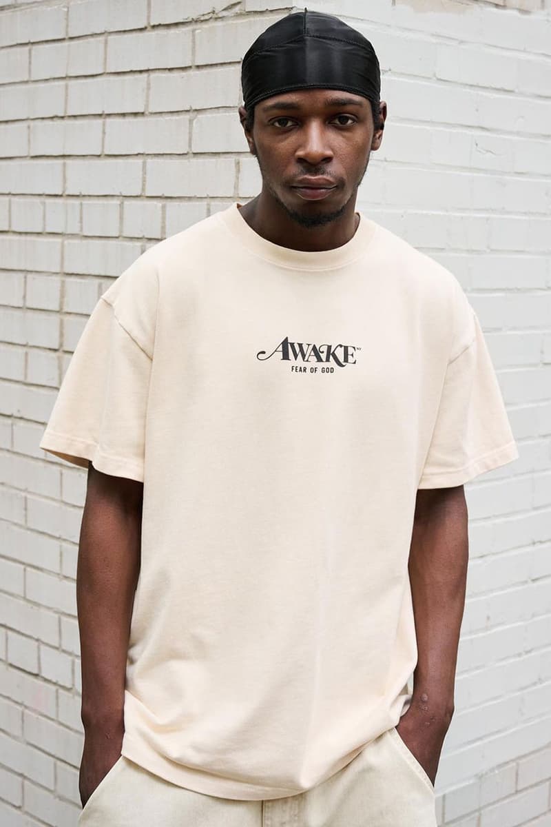 Fear of God x Awake NY 全新聯名系列 T-Shirt 發佈