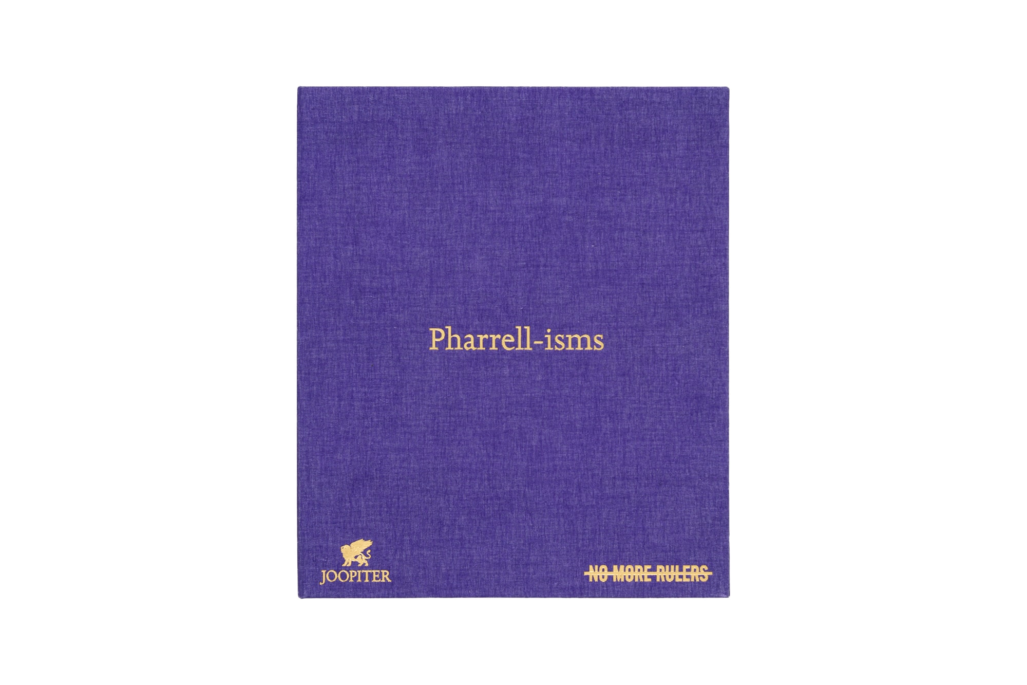 No More Rulers 攜手 Pharrell Williams 合作書籍《Pharrell-isms》正式推出限量盒裝簽名版