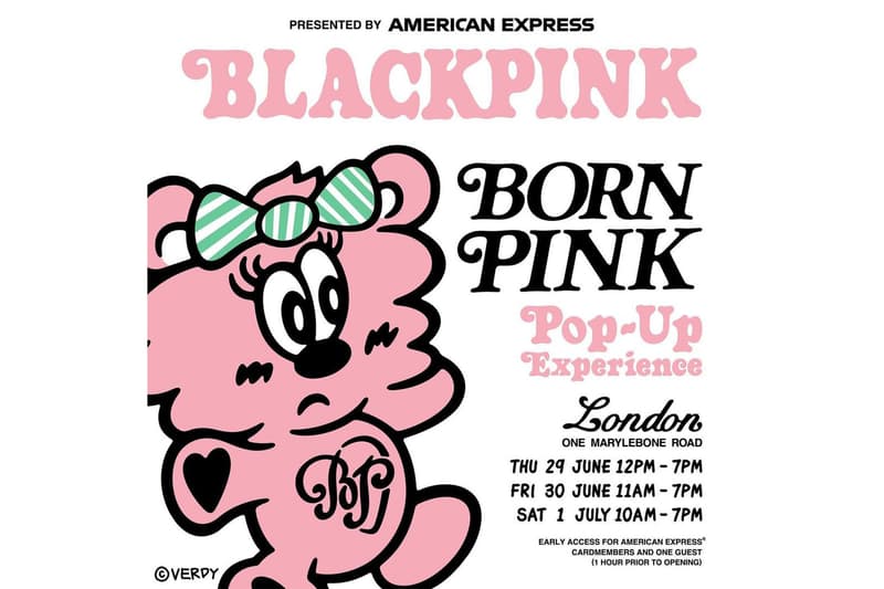 VERDY x BLACKPINK 最新獨家系列即將快閃登陸倫敦發佈