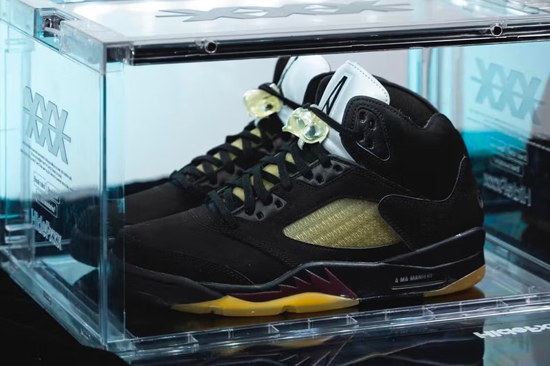 率先近赏 A Ma Maniére x Air Jordan 5 最新联名鞋款「Black」