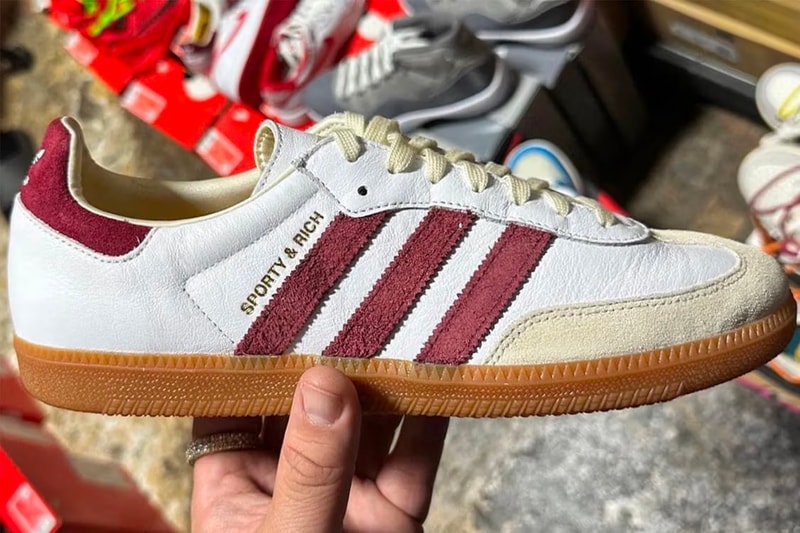率先预览 Sporty & Rich x adidas Samba 最新联名鞋款 率先预览 Sporty & Rich x adidas Samba 最新联名鞋款