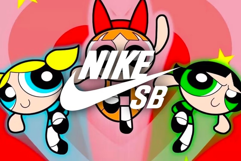 率先预览《飞天小女警 The Powerpuff Girls》x Nike SB 联名鞋款