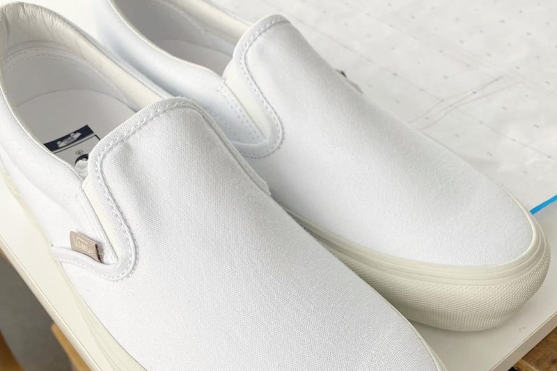 JJJJound x Vans Slip-On 最新全白联名鞋款率先曝光