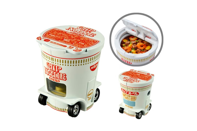 Tomica 携手 Nissin 日清食品推出「杯面模型车」 Tomica 携手 Nissin 日清食品推出「杯面模型车」
