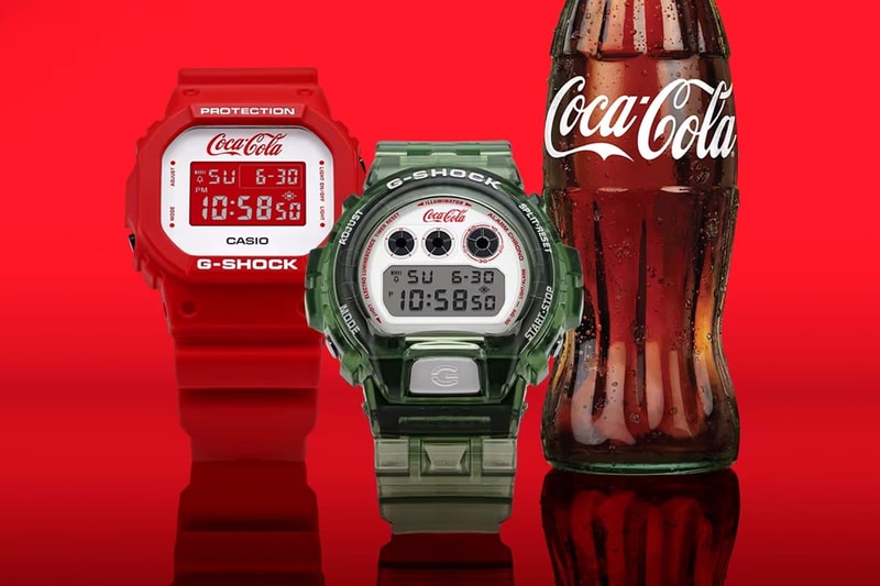 Coca-Cola x G-Shock 最新联名系列表款发布