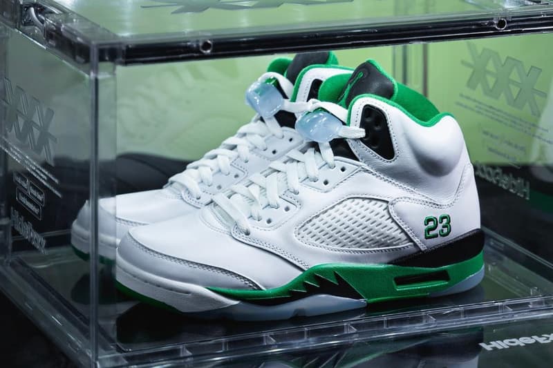 率先近赏 Air Jordan 5 最新配色「Lucky Green」