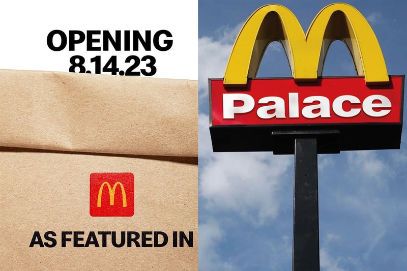 Palace Skateboards 携手 McDonald’s 公开联名消息 Palace Skateboards 携手 McDonald’s 公开联名消息