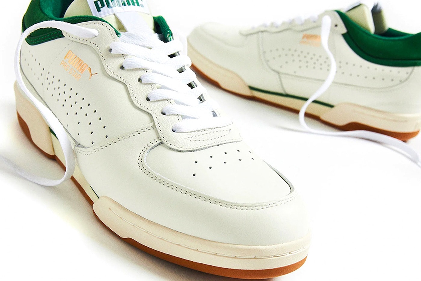 NOAH 攜手 PUMA 推出 Pro Star「White/Green」最新聯名鞋款