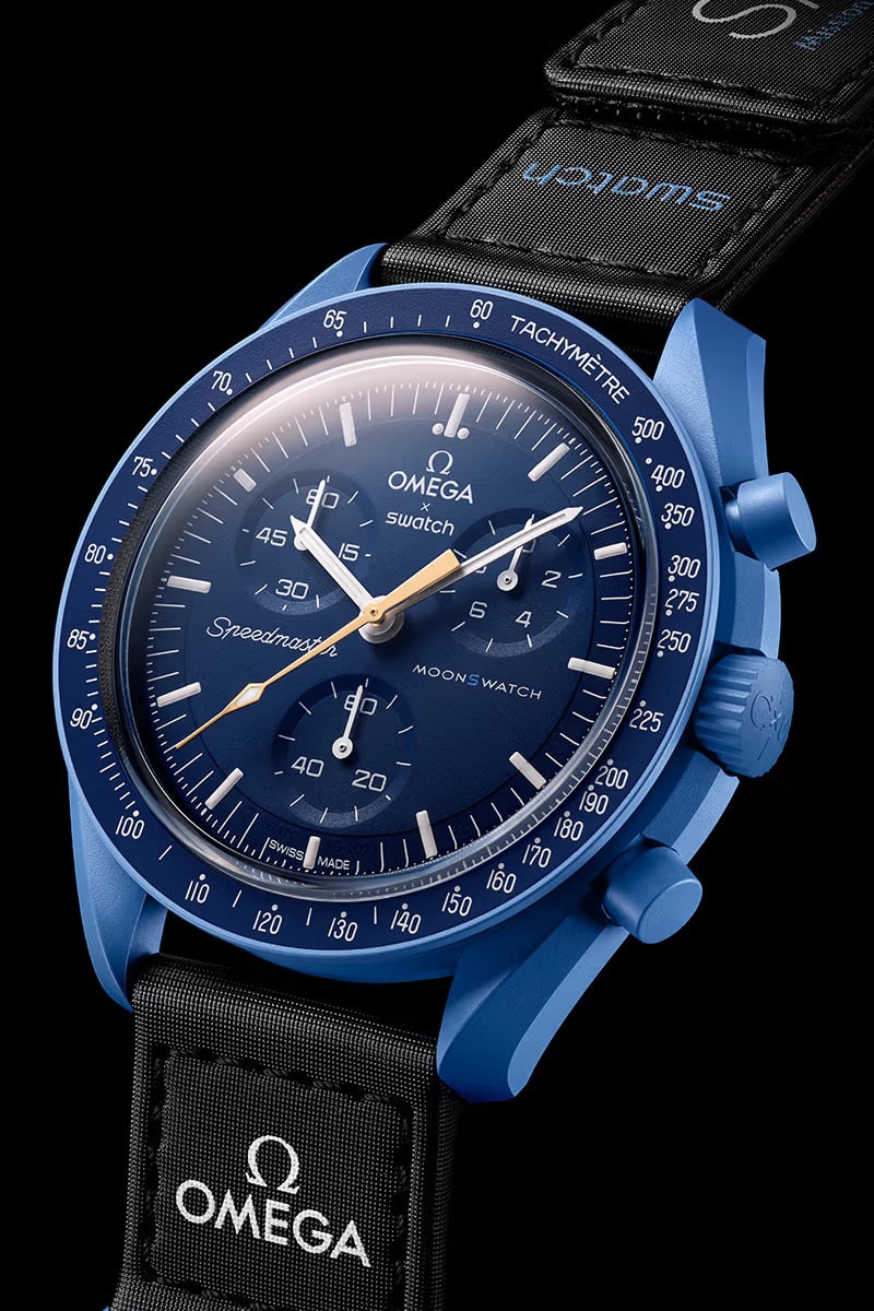 Swatch x OMEGA 推出全新「海王星」主題 MoonSwatch 聯名登月錶